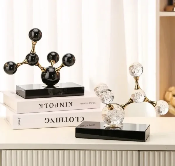 Modern Molecular-Inspired Sculptures