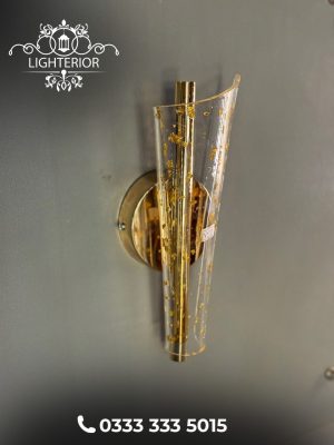 20 Golden Flake Glass Wall Light