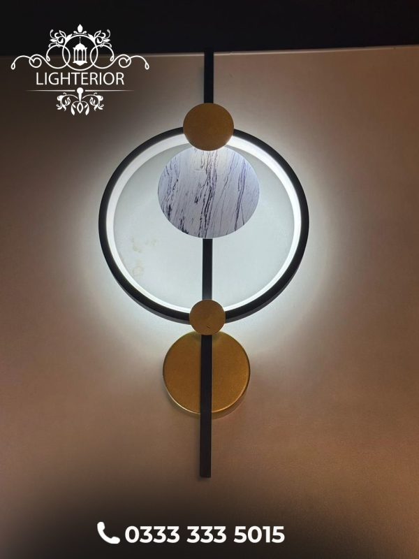 21 Geometric Halo Wall Light