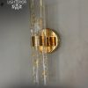 Gold-Leaf Glass Tube Wall Light