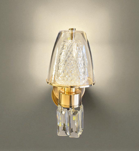 26 Art Deco Inspired Textured Glass Wall Light