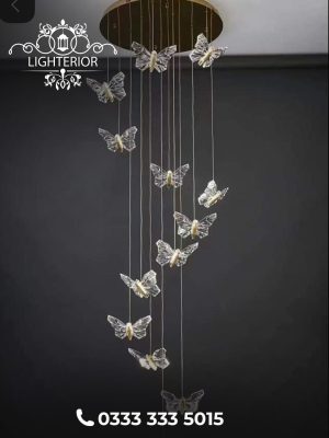 Crystal Butterfly Chandelier