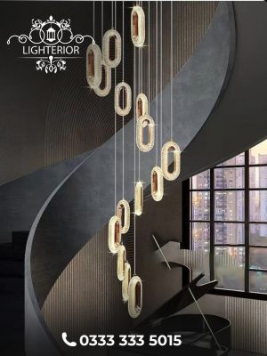 Luxury Oval Crystal Chandelier
