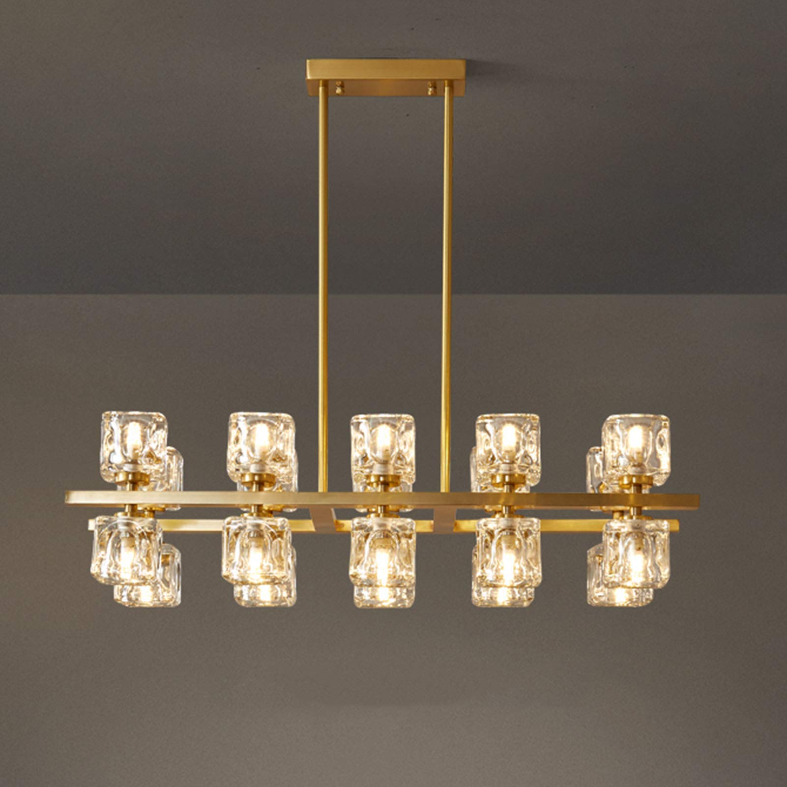 71v5Z48Kt0L Golden Raindrop Tube Chandelier