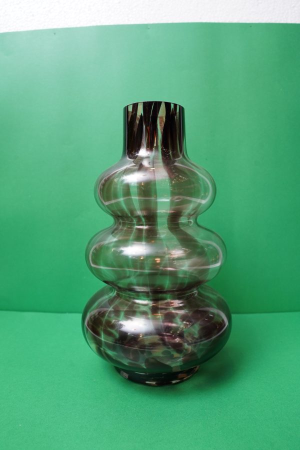9 Smoky Glass Designer Vase – Modern Art Style
