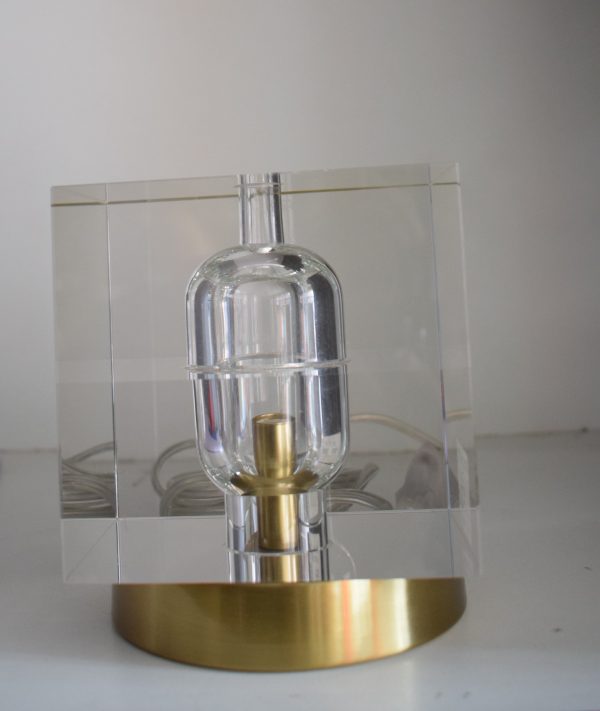 DSC_0704 Modern Crystal Block Table Lamp