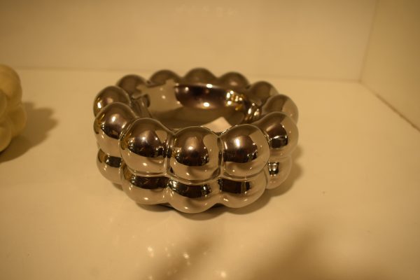 Modern Chrome Bubble Bowl Ashtray
