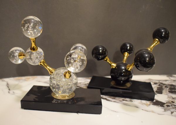 Modern Molecular-Inspired Sculptures