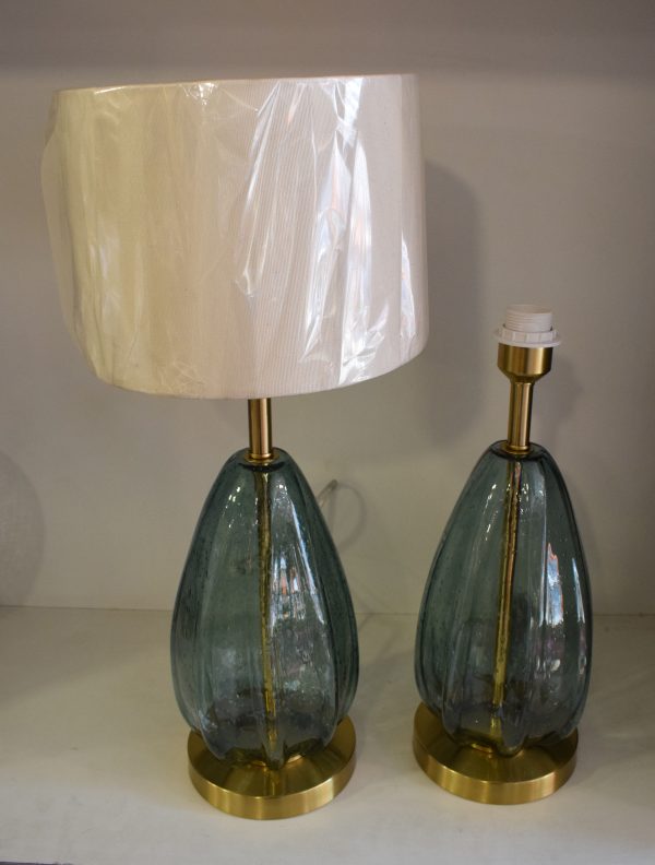 DSC_1074 Contemporary Textured Glass Table Lamp