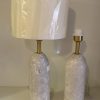 Elegant Marble & Brass Table Lamps