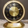 Elegant Golden Table Clock