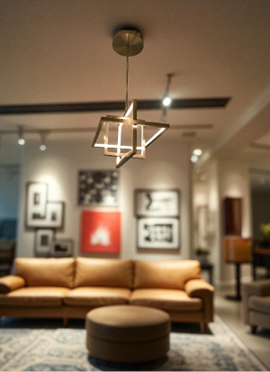 Geometric LED Pendant Hanging Light