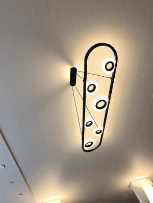 Halo Ring Linear LED Hanging Light