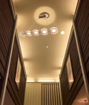 Glass Ring Hanging Light