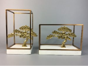 Golden Raindrop Tube Chandelier