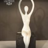 White Minimalist Ballerina Figurine