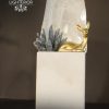 Golden Deer & Crystal Tower Décor