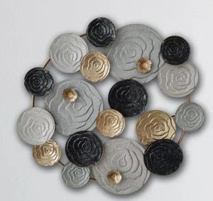 3D Rose Medallion Wall Art
