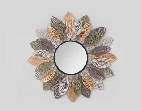 WhatsApp Image 2025-08-11 at 8.02.12 AM (1) Autumn Leaf Sunburst Mirror