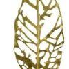 Golden Leaf Silhouette Sculpture
