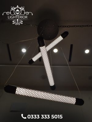Honeycomb Design LED Hanging Light