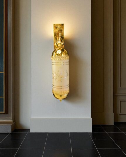 Traditional Gilded Lantern Wall Light