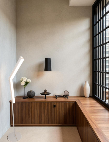 Z-Line White Floor Lamp
